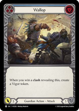 Image of Wallop (Blue) [VIC026] (Heavy Hitters Victor Blitz Deck)