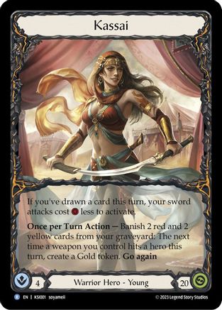 Image of Kassai [KSI001] (Heavy Hitters Kassai Blitz Deck)  Rainbow Foil