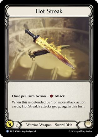 Image of Hot Streak [KSI003] (Heavy Hitters Kassai Blitz Deck)