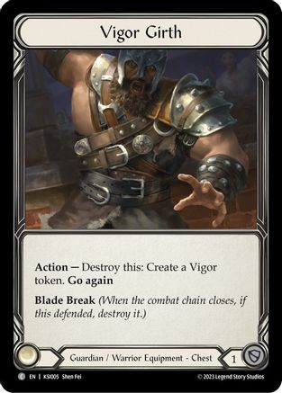 Image of Vigor Girth [KSI005] (Heavy Hitters Kassai Blitz Deck)