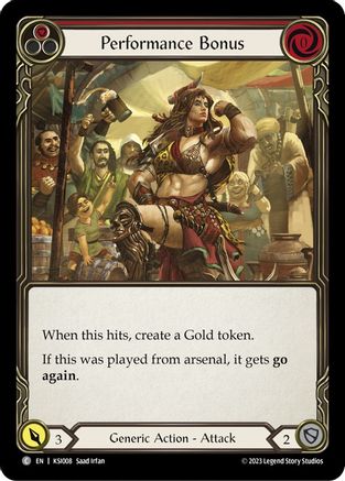 Image of Performance Bonus (Red) [KSI008] (Heavy Hitters Kassai Blitz Deck)