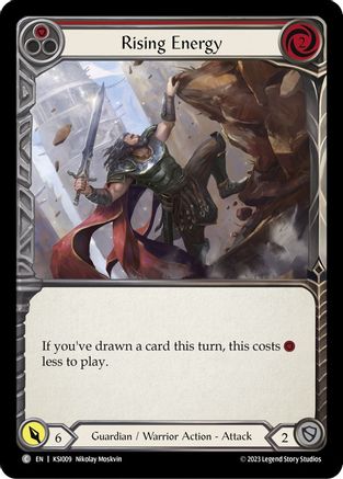 Image of Rising Energy (Red) [KSI009] (Heavy Hitters Kassai Blitz Deck)