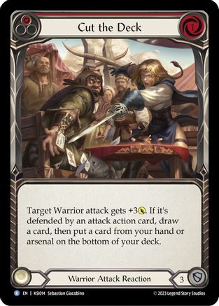 Image of Cut the Deck (Red) [KSI014] (Heavy Hitters Kassai Blitz Deck)
