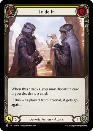 Image of Trade In (Yellow) [KSI018] (Heavy Hitters Kassai Blitz Deck)