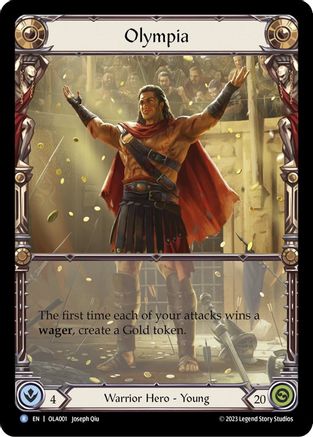 Image of Olympia [OLA001] (Heavy Hitters Olympia Blitz Deck)  Rainbow Foil