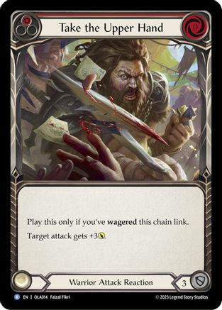 Image of Take the Upper Hand (Red) [OLA014] (Heavy Hitters Olympia Blitz Deck)