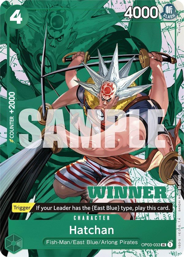 Image of Hatchan (Winner Pack Vol. 6) [One Piece Promotion Cards]