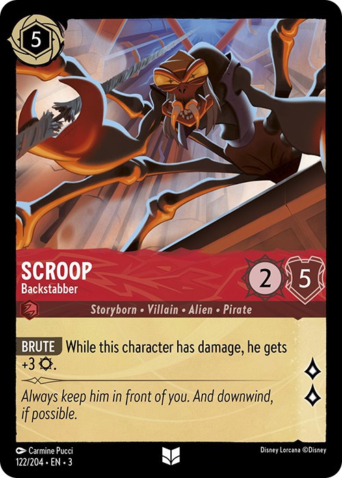 Image of Scroop - Backstabber (122/204) [Into the Inklands]