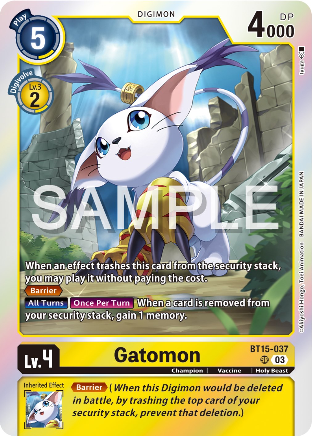 Image of Gatomon [BT15-037] [Exceed Apocalypse]