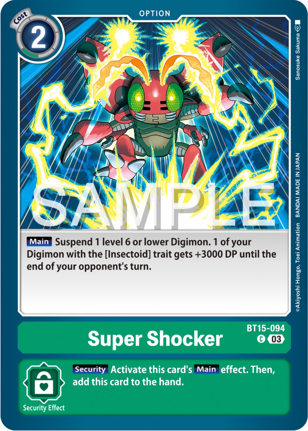 Image of Super Shocker [BT15-094] [Exceed Apocalypse]