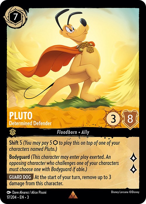 Image of Pluto - Determined Defender (17/204) [Into the Inklands]