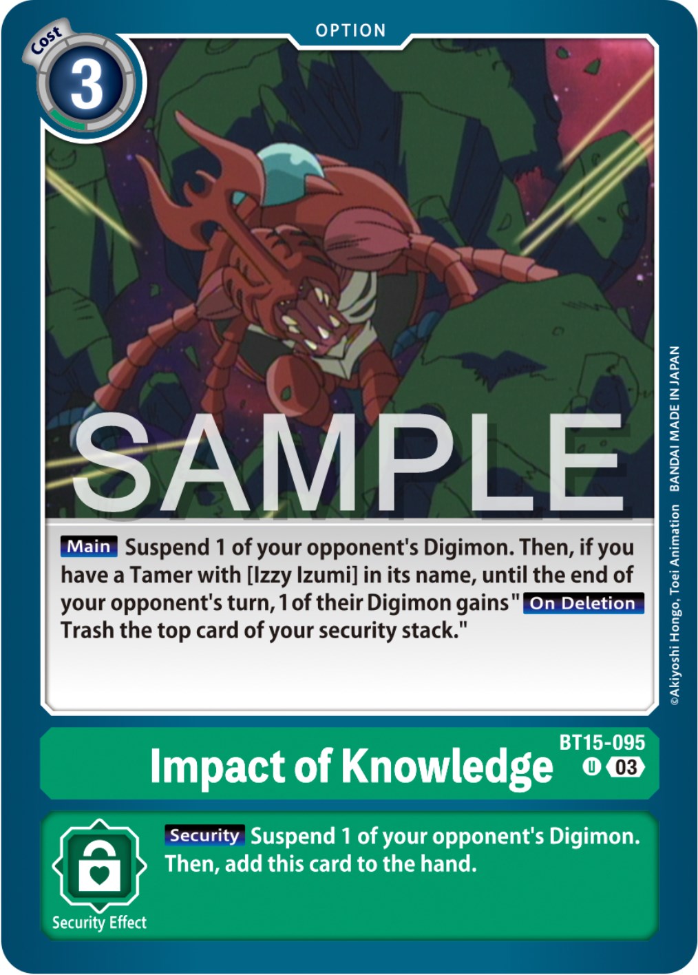 Image of Impact of Knowledge [BT15-095] [Exceed Apocalypse]