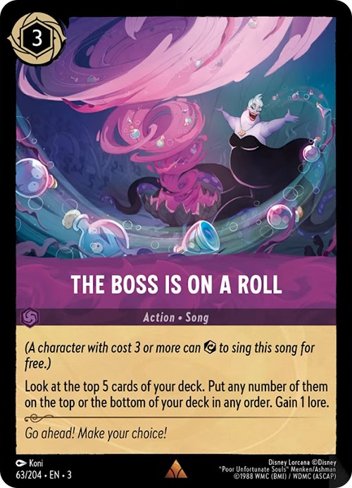 Image of The Boss is on a Roll (63/204) [Into the Inklands]