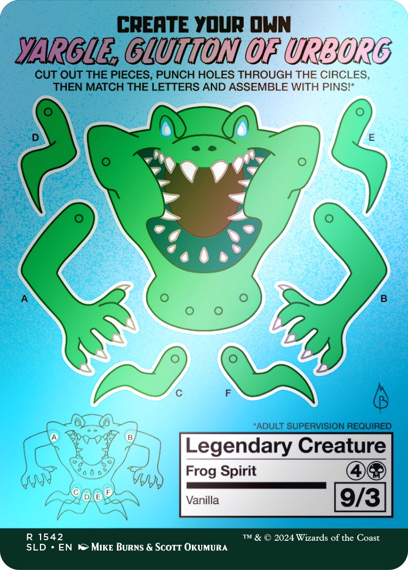 Image of Yargle, Glutton of Urborg (Rainbow Foil) [Secret Lair Drop Series]