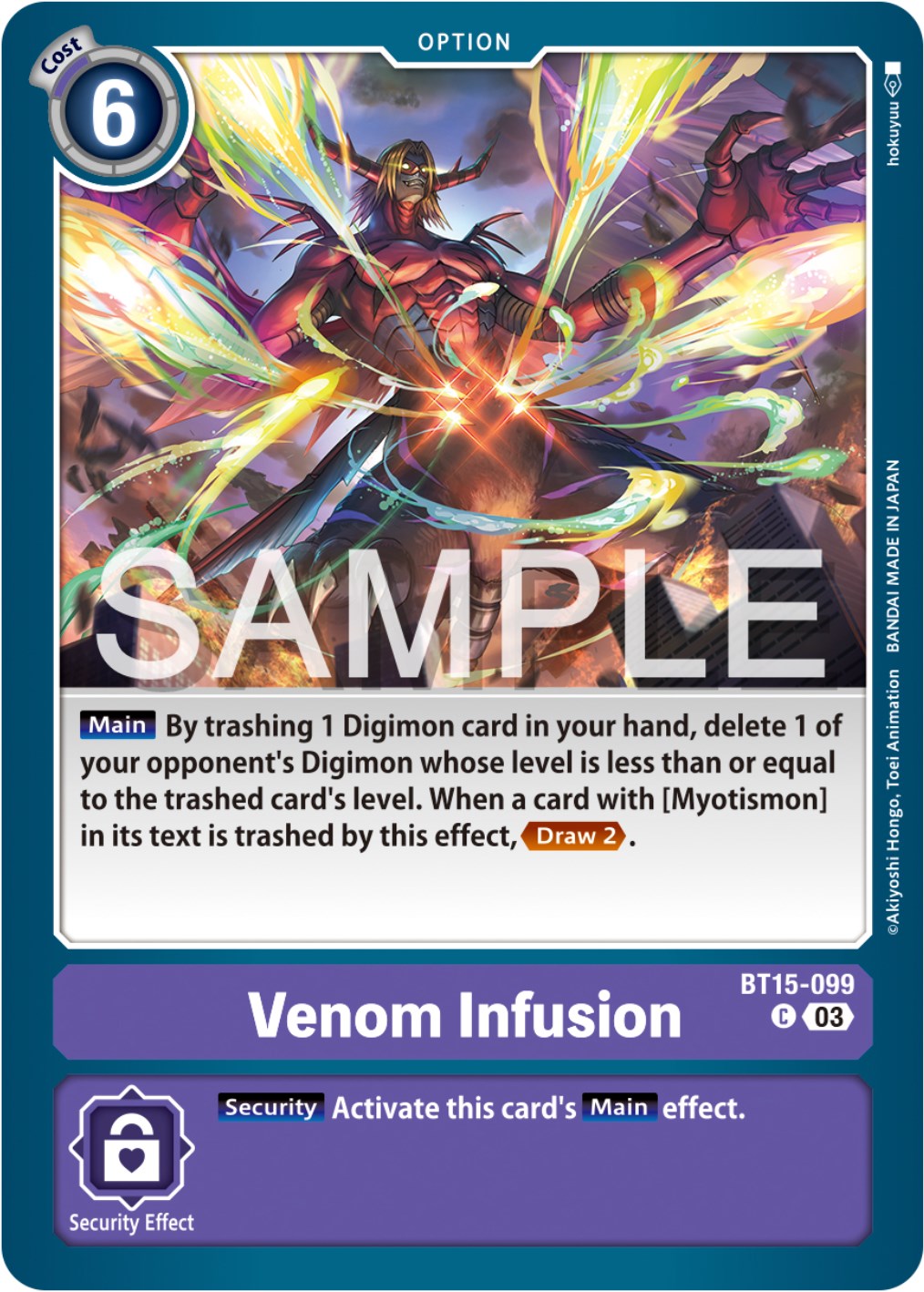 Image of Venom Infusion [BT15-099] [Exceed Apocalypse]