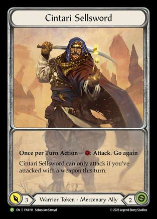 Image of Cintari Sellsword [FAB191] (Promo)  Cold Foil