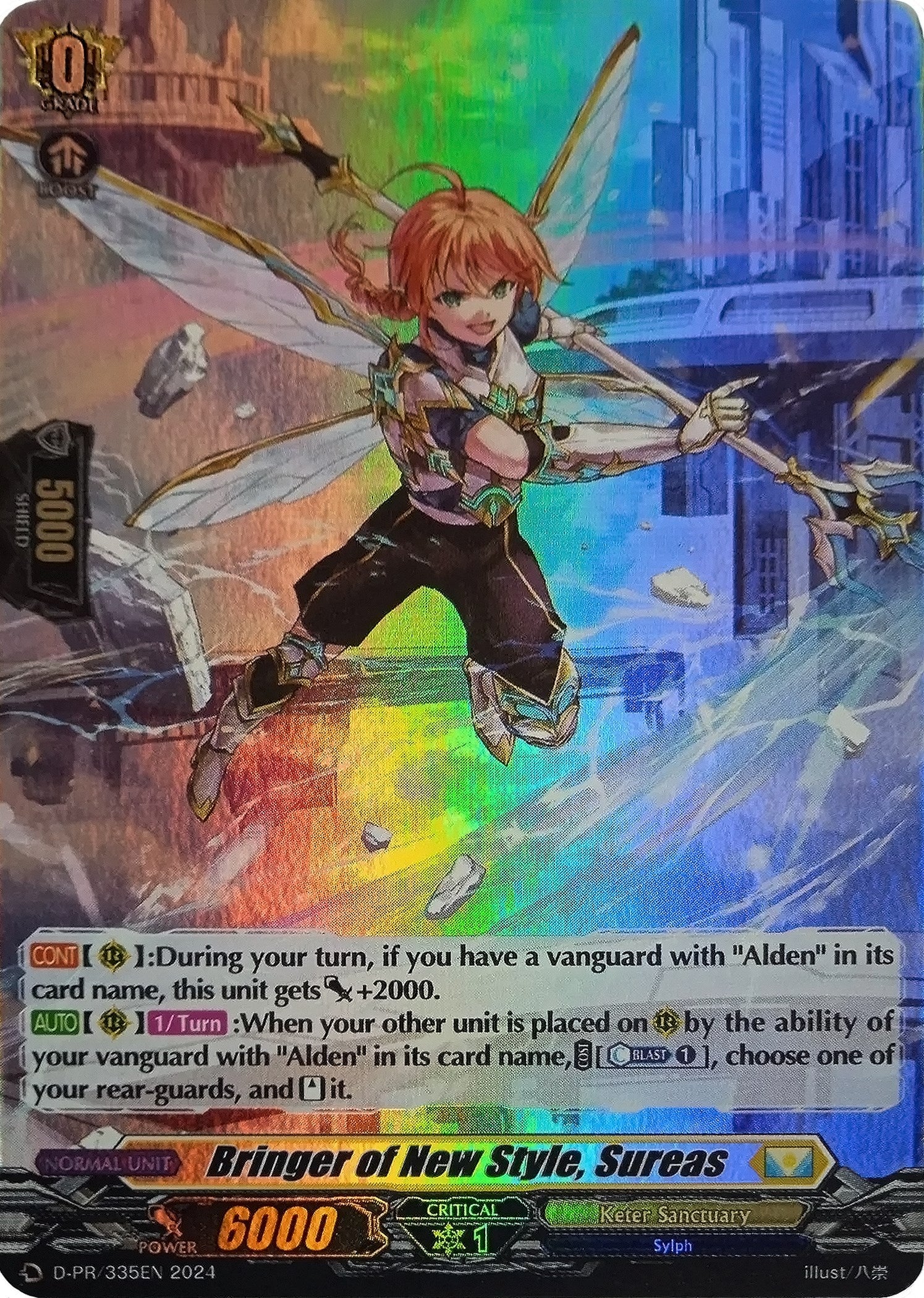 Image of Bringer of New Style, Sureas (Foil) (D-PR/335EN) [D Promo Cards]