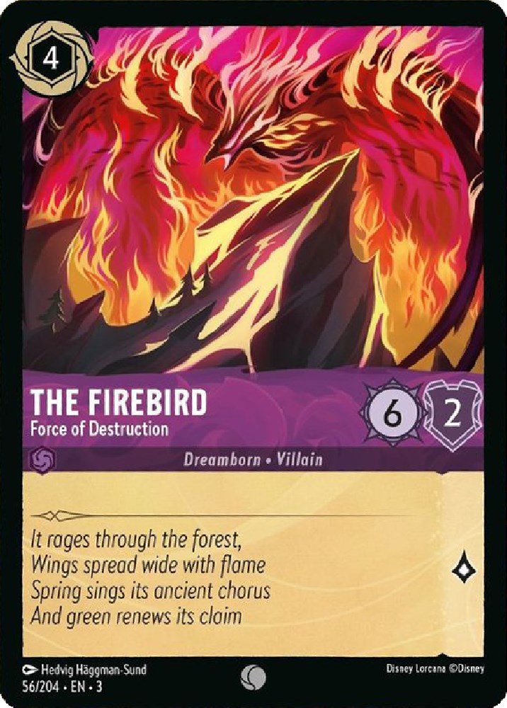 Image of The Firebird - Force of Destruction (56/204) [Into the Inklands]