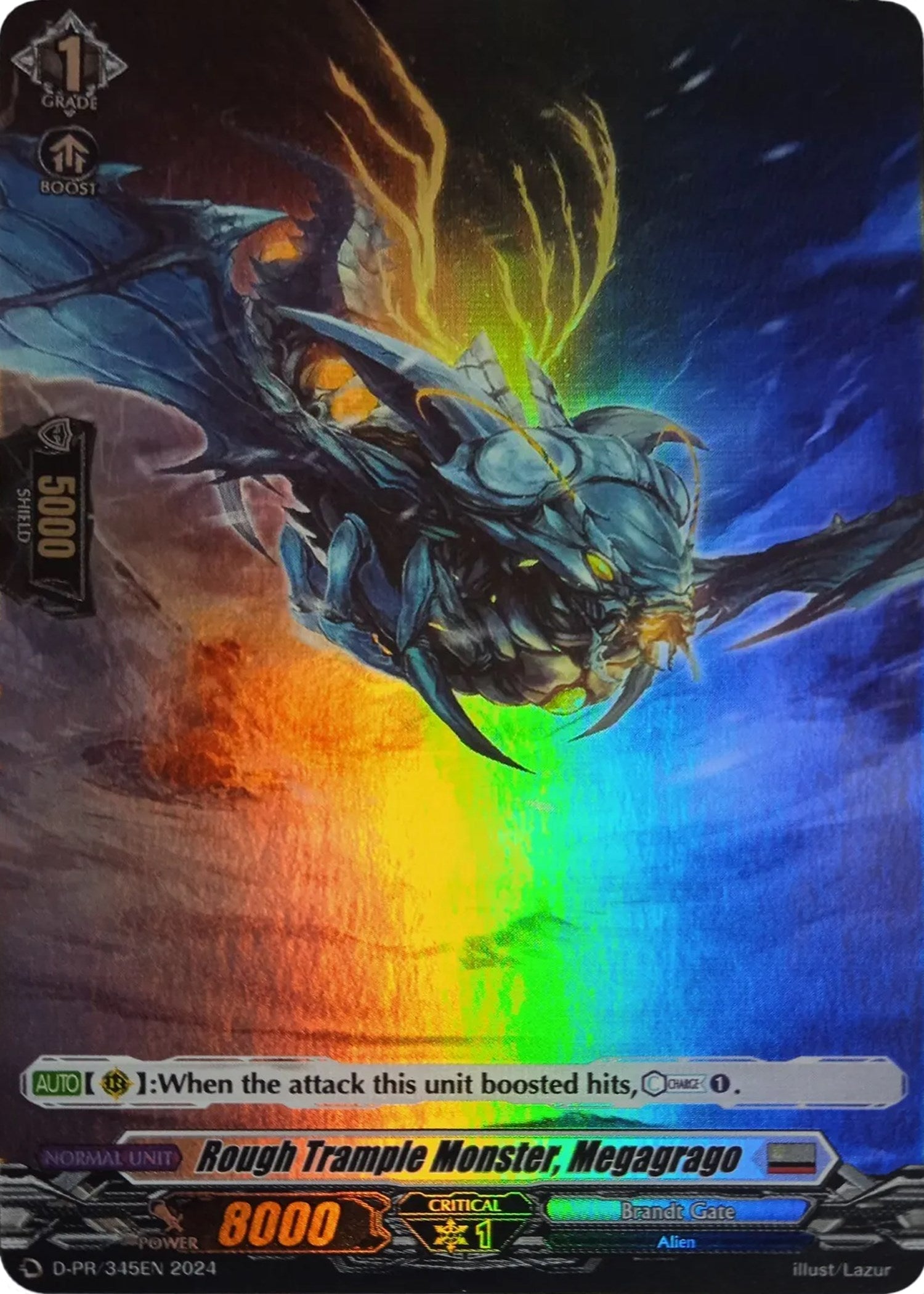 Image of Rough Trample Monster, Megagrago (Foil) (D-PR/345EN) [D Promo Cards]