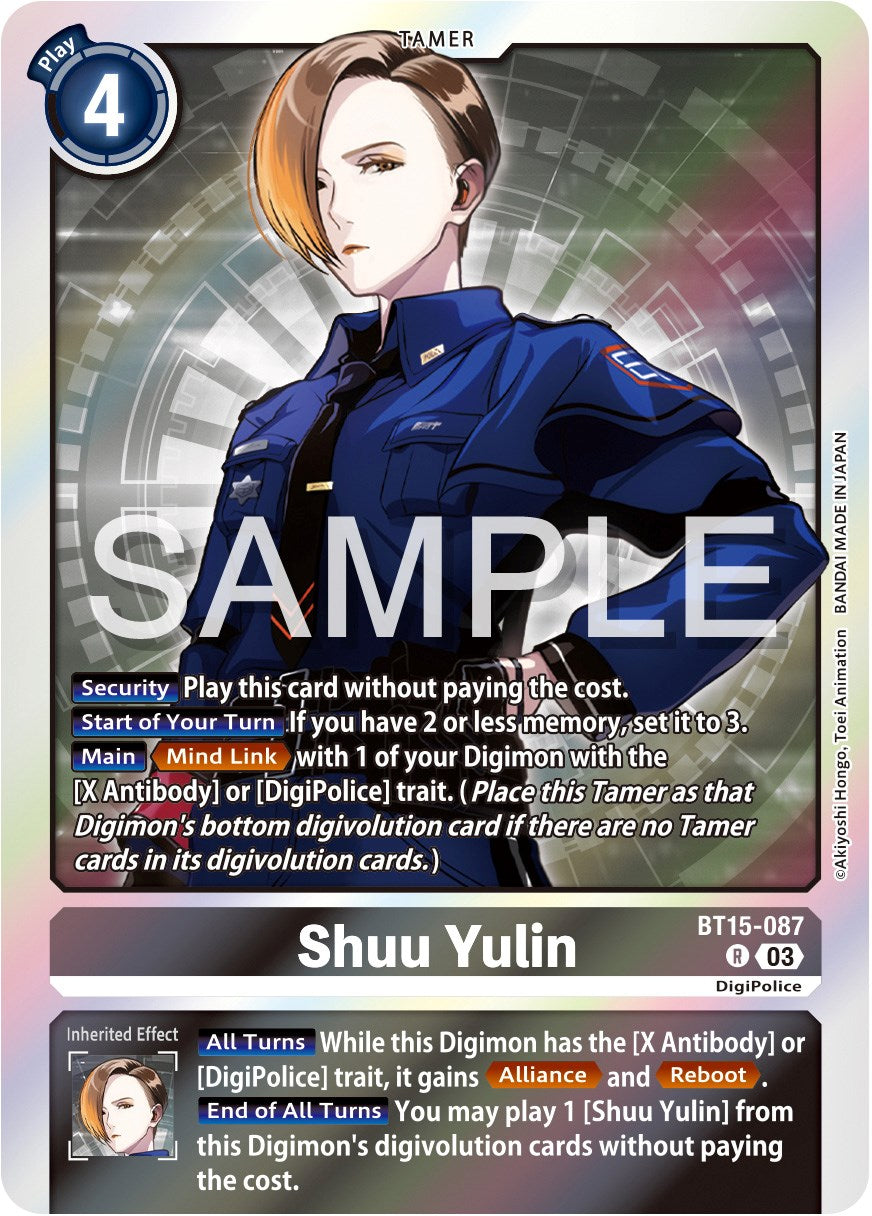 Image of Shuu Yulin [BT15-087] [Exceed Apocalypse]