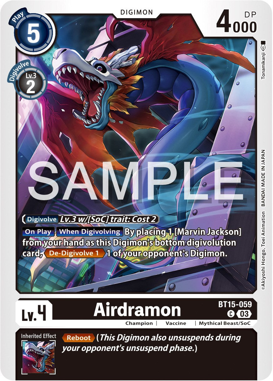 Image of Airdramon [BT15-059] [Exceed Apocalypse]