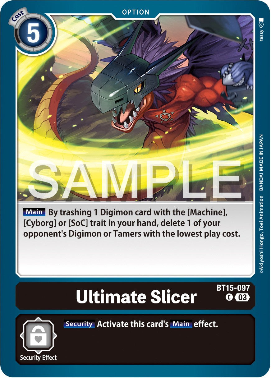 Image of Ultimate Slicer [BT15-097] [Exceed Apocalypse]