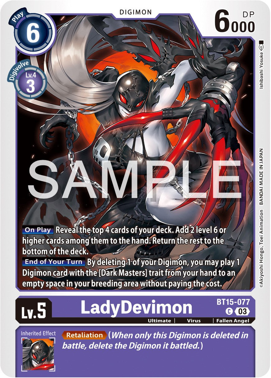 Image of LadyDevimon [BT15-077] [Exceed Apocalypse]