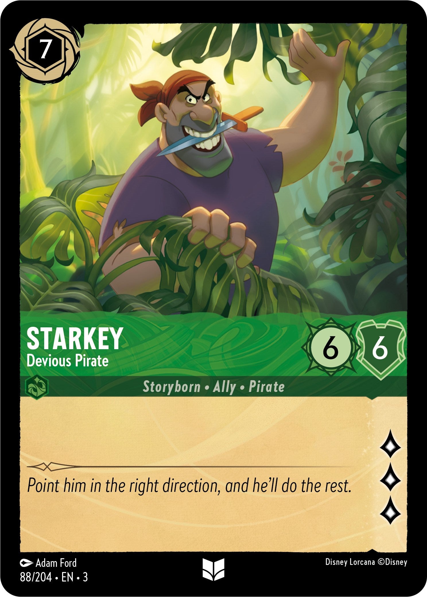 Image of Starkey - Devious Pirate (88/204) [Into the Inklands]
