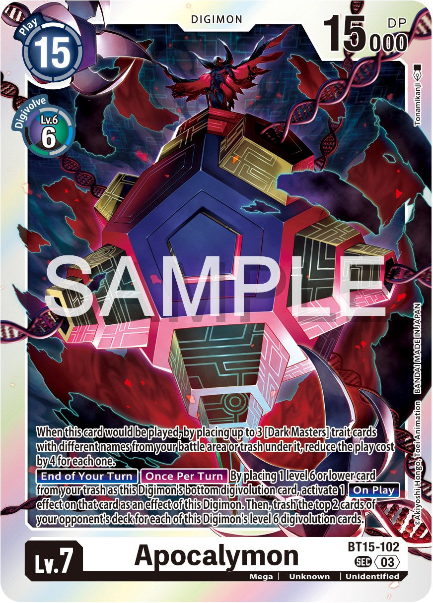 Image of Apocalymon [BT15-102] [Exceed Apocalypse]