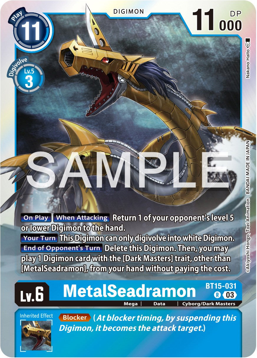 Image of MetalSeadramon [BT15-031] [Exceed Apocalypse]