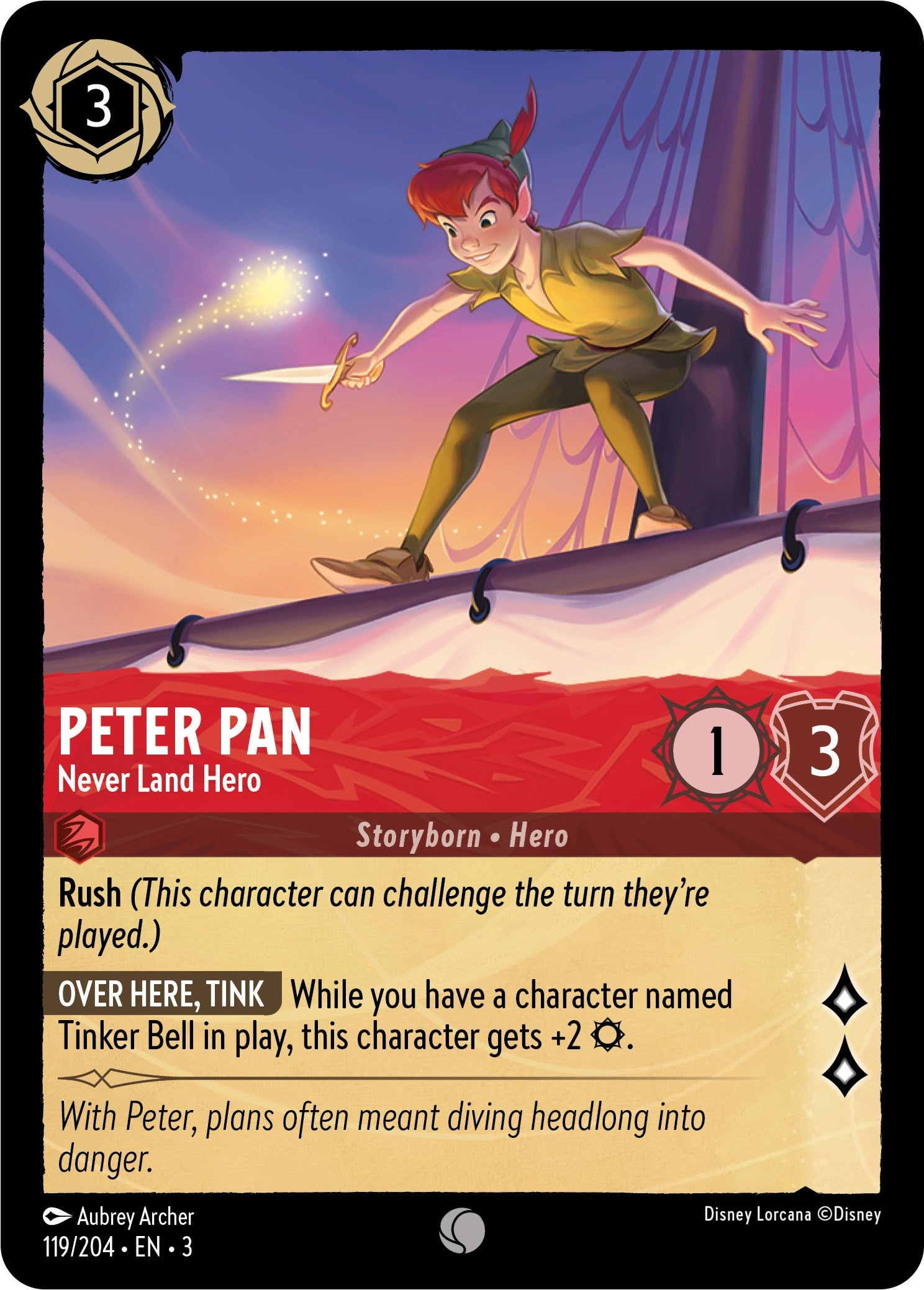 Image of Peter Pan - Never Land Hero (119/204) [Into the Inklands]