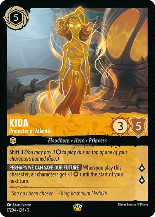 Image of Kida - Protector of Atlantis (7/204) [Into the Inklands]