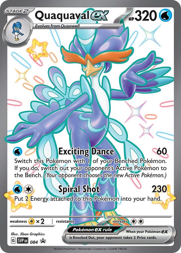 Image of Quaquaval ex (084) (Jumbo Card) [Scarlet & Violet: Black Star Promos]