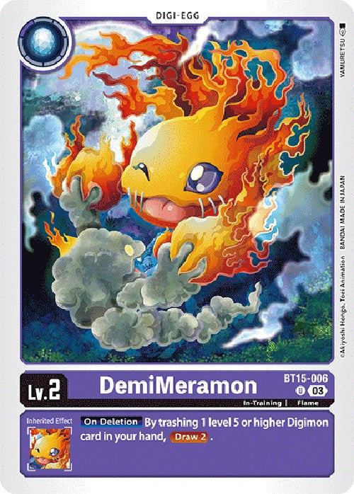 Image of DemiMeramon [BT15-006] [Exceed Apocalypse]