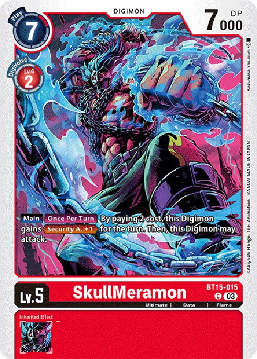 Image of SkullMeramon [BT15-015] [Exceed Apocalypse]