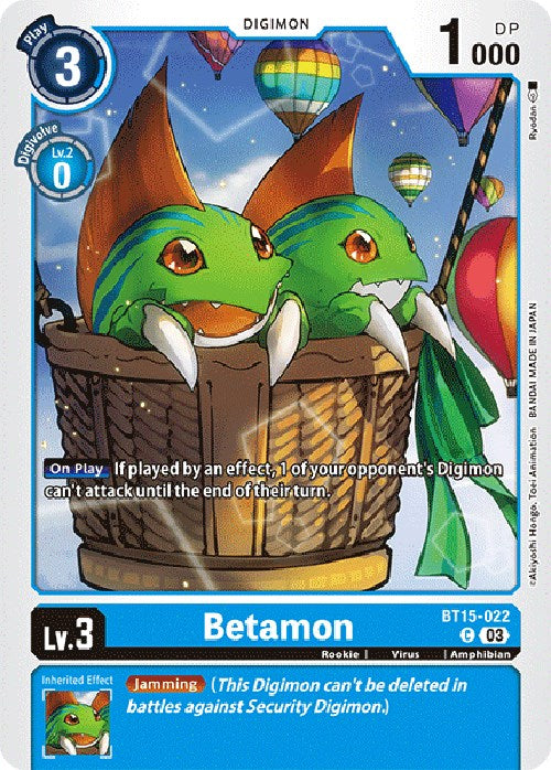 Image of Betamon [BT15-022] [Exceed Apocalypse]