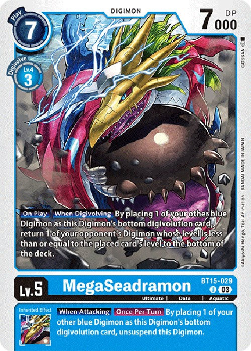 Image of MegaSeadramon [BT15-029] [Exceed Apocalypse]