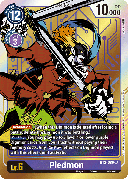 Image of Piedmon [BT2-080] (Alternate Art) [Release Special Booster Ver.1.0]