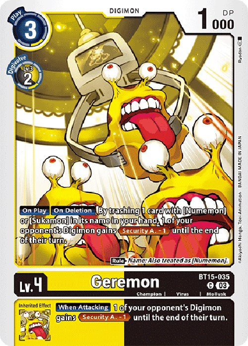 Image of Geremon [BT15-035] [Exceed Apocalypse]