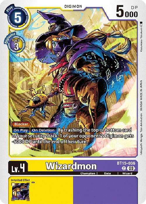 Image of Wizardmon [BT15-036] [Exceed Apocalypse]