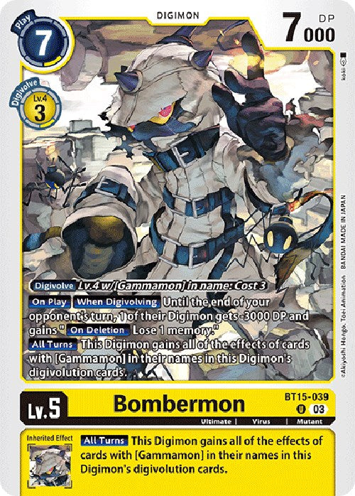 Image of Bombermon [BT15-039] [Exceed Apocalypse]