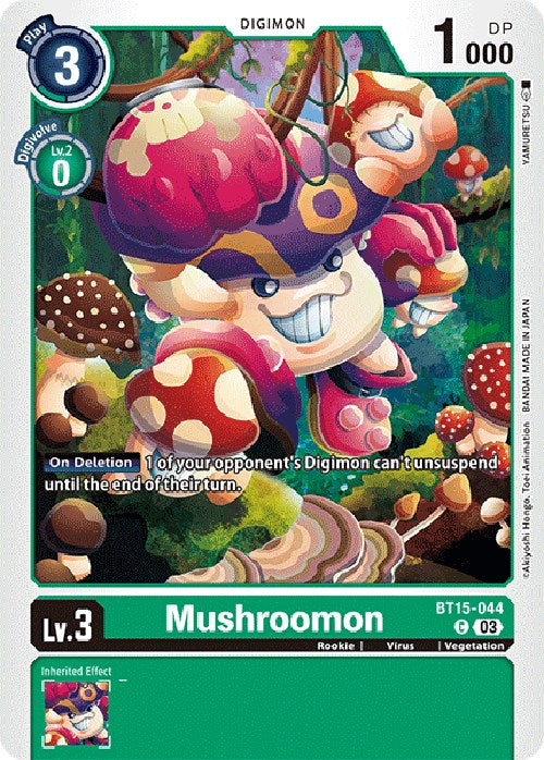 Image of Mushroomon [BT15-044] [Exceed Apocalypse]