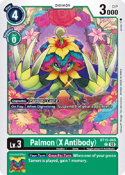 Image of Palmon (X Antibody) [BT15-045] [Exceed Apocalypse]