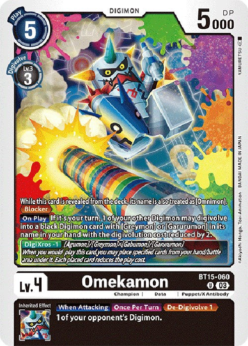 Image of Omekamon [BT15-060] [Exceed Apocalypse]