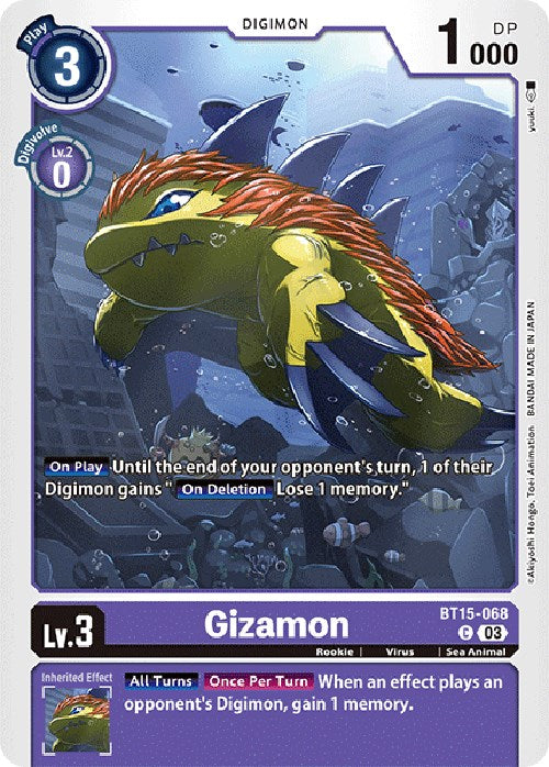 Image of Gizamon [BT15-068] [Exceed Apocalypse]