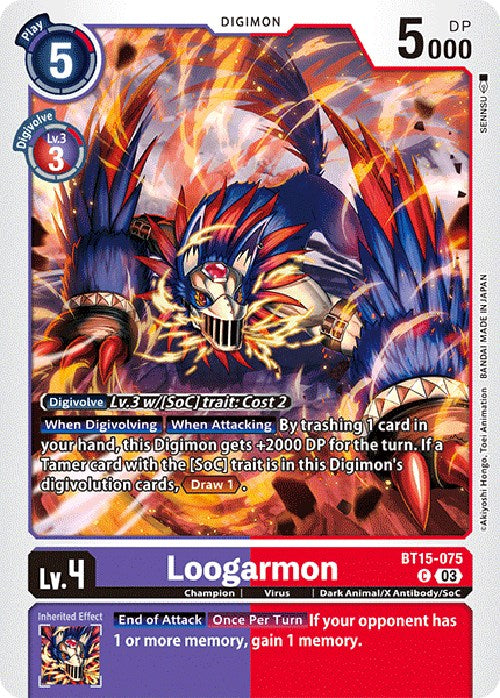Image of Loogarmon [BT15-075] [Exceed Apocalypse]