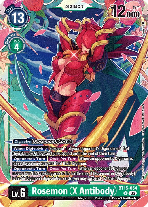 Image of Rosemon [BT15-054] (X Antibody) [Exceed Apocalypse]