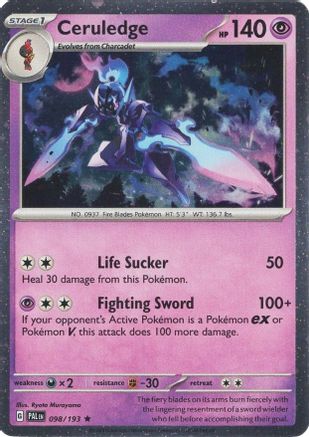 Image of Ceruledge (098/193) (Cosmos Holo) [Scarlet & Violet: Paldea Evolved]