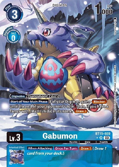 Image of Gabumon [BT15-020] (Alternate Art) [Exceed Apocalypse]