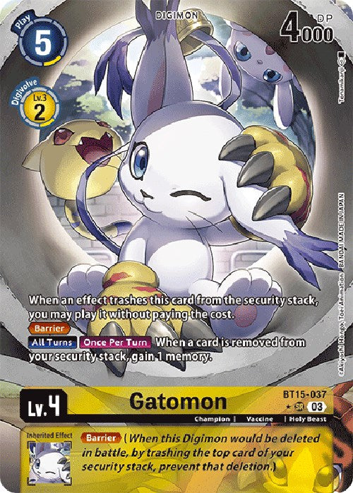 Image of Gatomon [BT15-037] (Alternate Art) [Exceed Apocalypse]